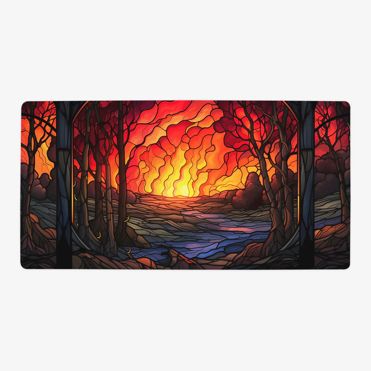 Stained Glass Wildfire Playmat - Image 6