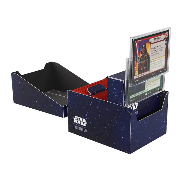 Star Wars Unlimited TCG - Gamegenic Twin Suns Soft Crate - Card Back Blue - Image 2