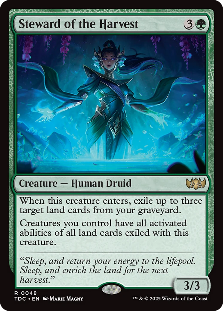 Steward of the Harvest (TDC-048) - Tarkir: Dragonstorm Commander