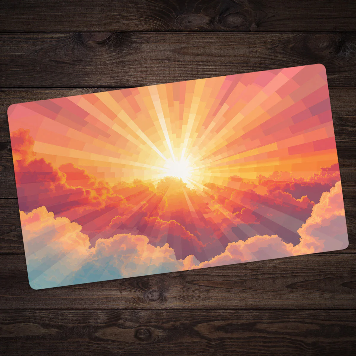 Sunrise Through The Clouds Playmat - Image 3