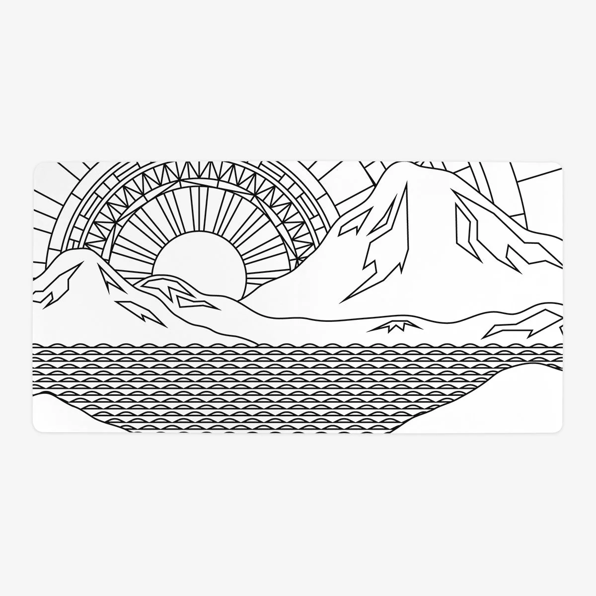 Sunset On The Pacific Playmat - Image 8