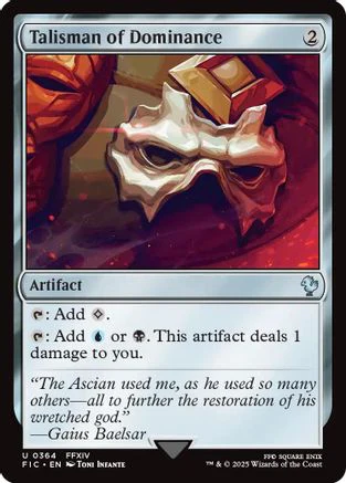 Talisman of Dominance (Surge Foil) (FIC-364) - Commander: FINAL FANTASY Foil