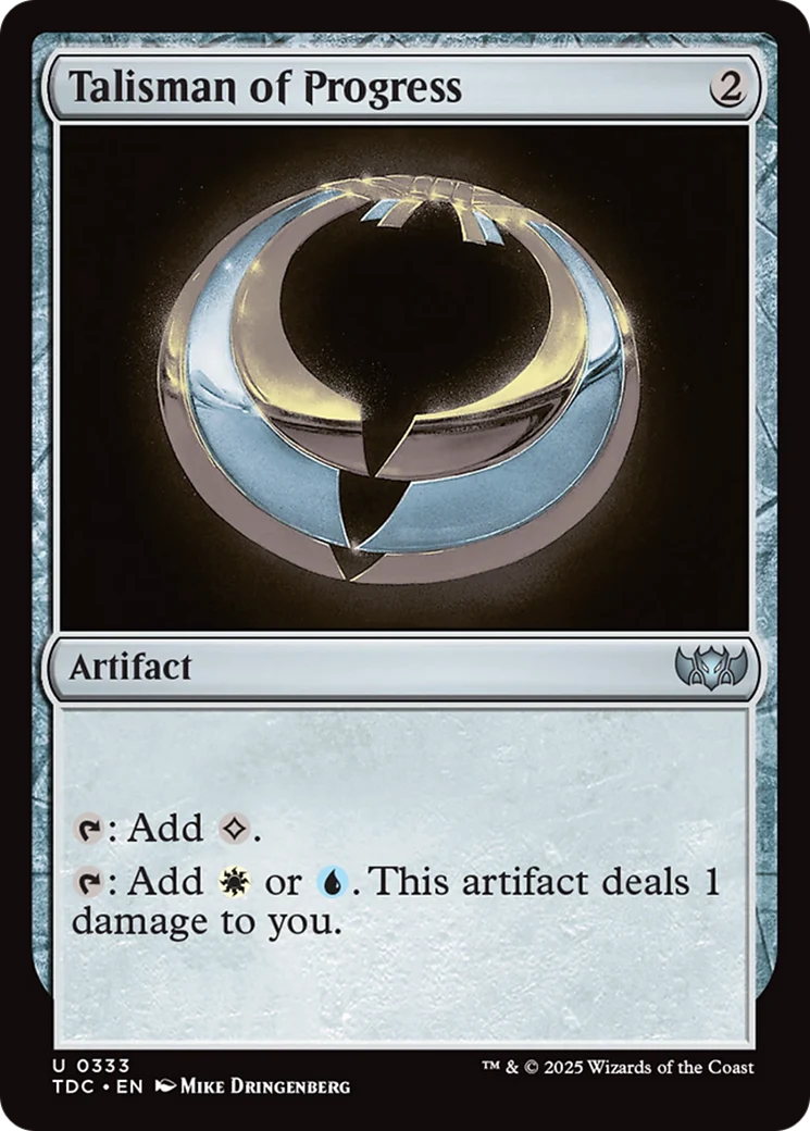 Talisman of Progress (TDC-333) - Tarkir: Dragonstorm Commander