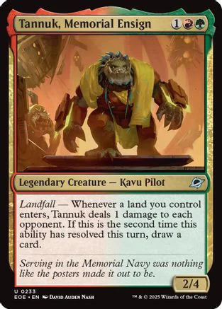 Tannuk, Memorial Ensign (EOE-233) - Edge of Eternities