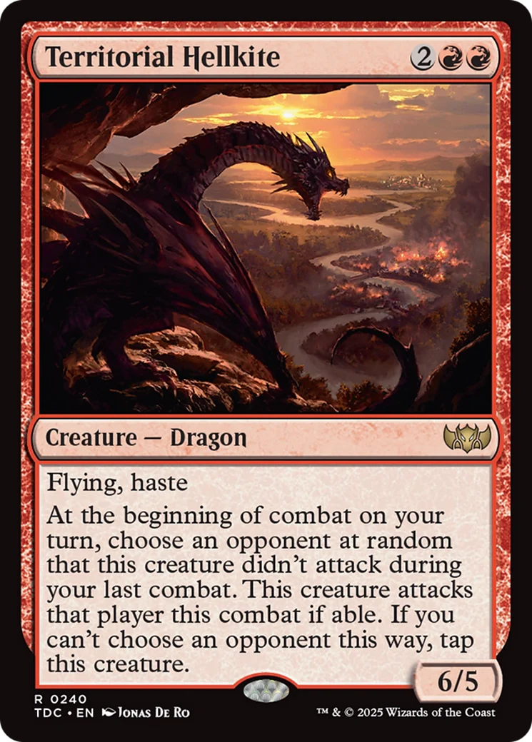 Territorial Hellkite (TDC-240) - Tarkir: Dragonstorm Commander