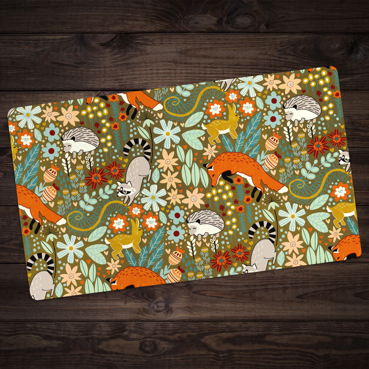 Textured Woodland Pattern Playmat - Image 9
