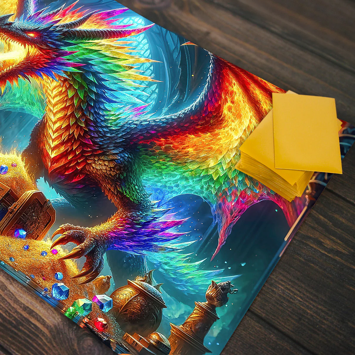 The Prismatic Dragon Hoard Playmat - Image 4