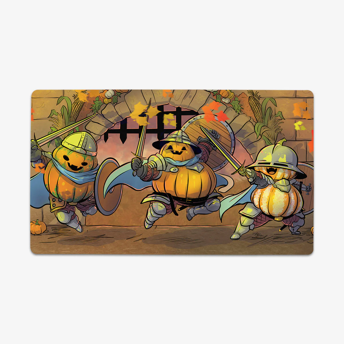 The Pumpkin King’s Royal Gourd Playmat
