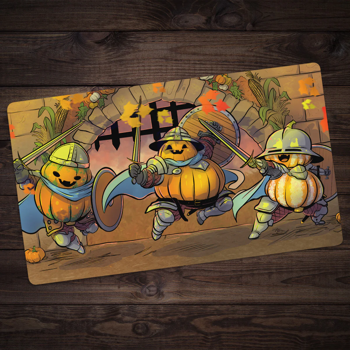 The Pumpkin King’s Royal Gourd Playmat - Image 3