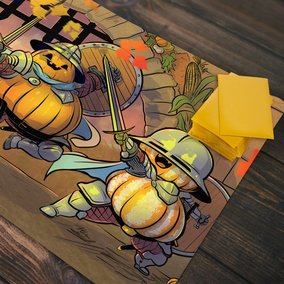 The Pumpkin King’s Royal Gourd Playmat - Image 4
