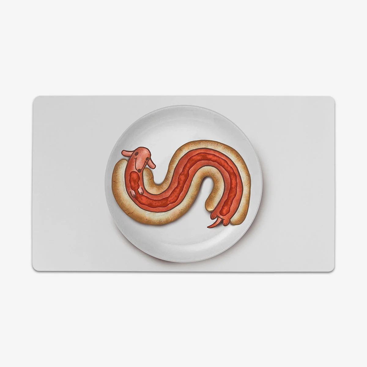 The Real Long Dog Hot Dog Playmat