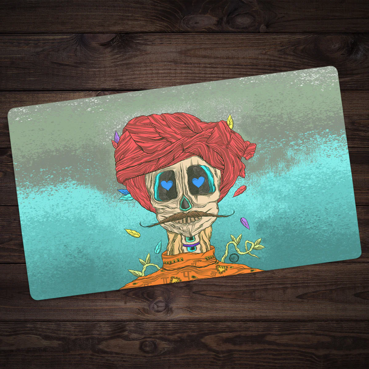 The Red Rural Turban Playmat - Image 3