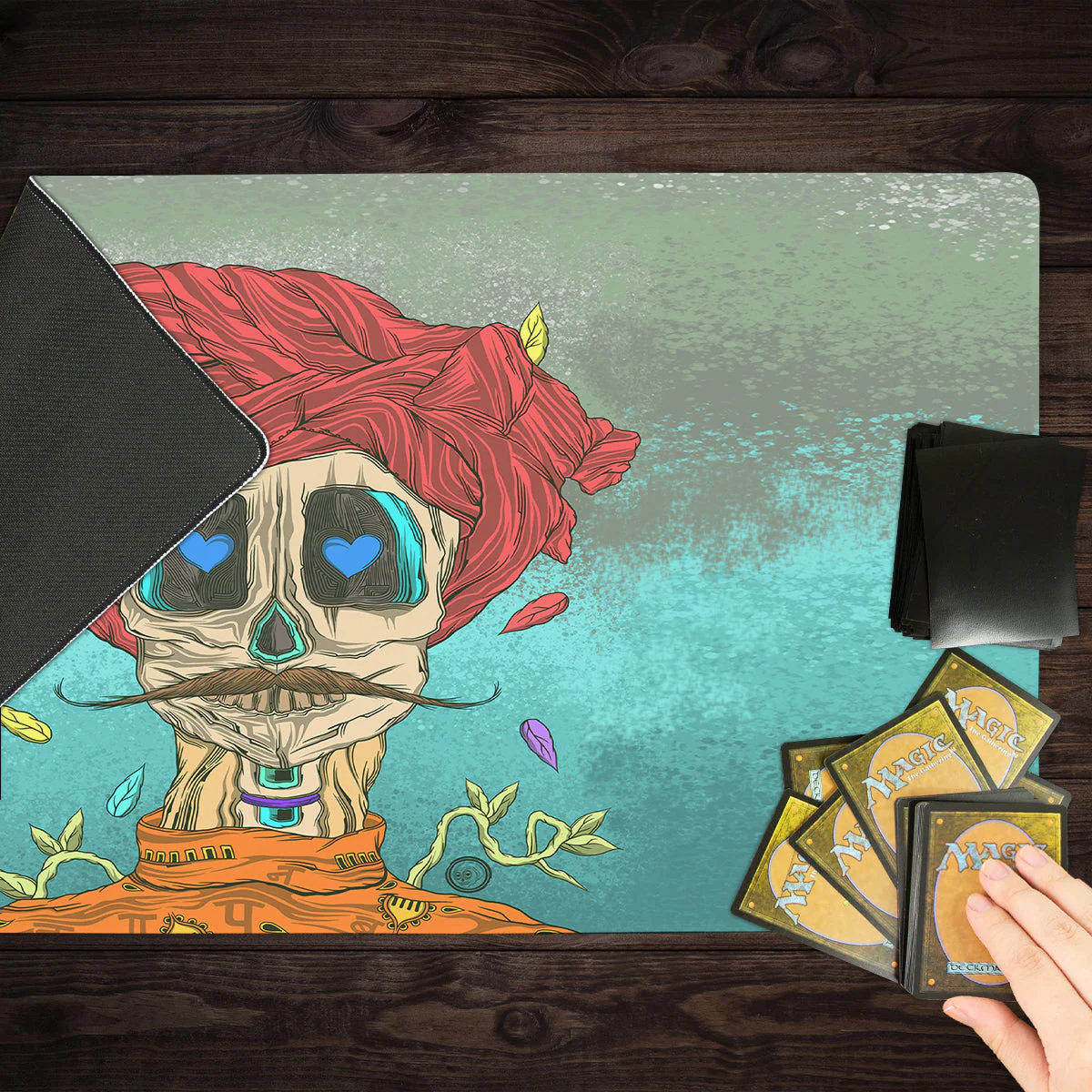 The Red Rural Turban Playmat - Image 8