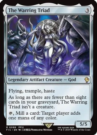 The Warring Triad (Surge Foil) (FIC-099) - Commander: FINAL FANTASY Foil