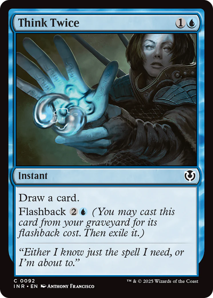 Think Twice (-092) - Innistrad Remastered Foil