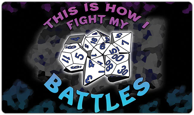 This Is How I Fight My Battles Playmat - Image 2
