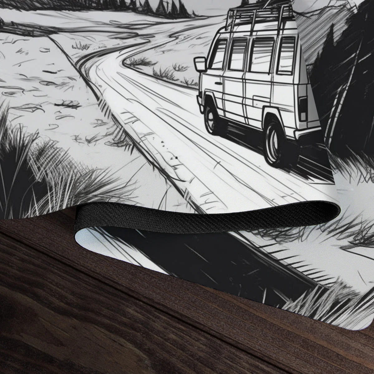 Through The Mountain Pass Playmat - Image 5