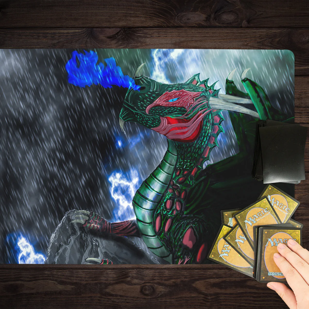 Thunder Storm Dragon Playmat - Image 8