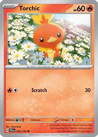 Torchic 22 - SV09 Journey Together Reverse Holofoil