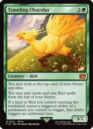 Traveling Chocobo (FIN-210) - FINAL FANTASY Foil