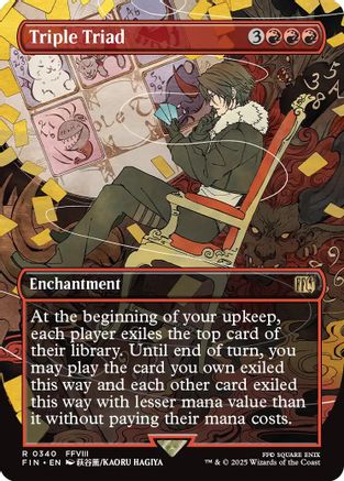 Triple Triad (Borderless) (FIN-340) - FINAL FANTASY Foil