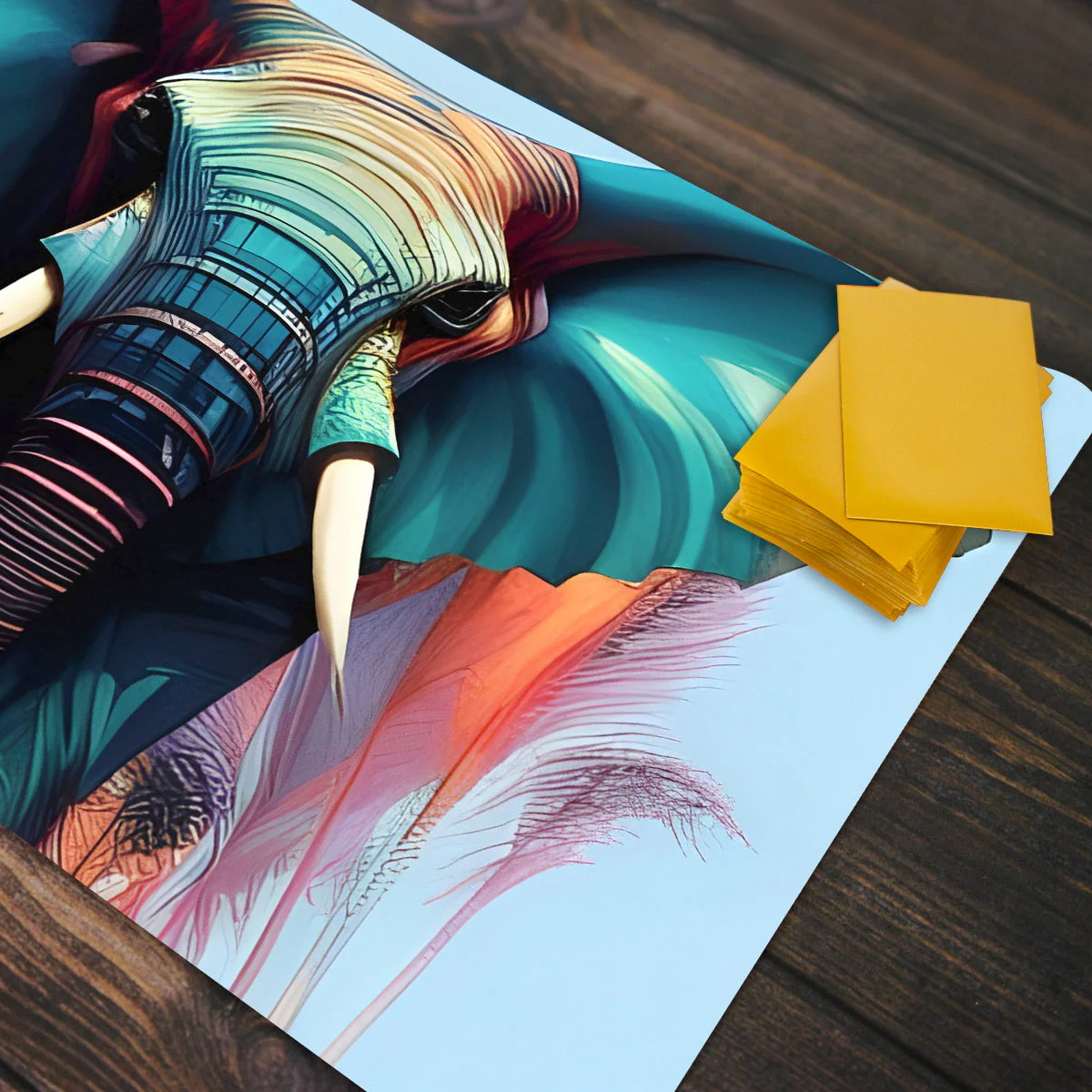 Turquoise Elephant Playmat - Image 4