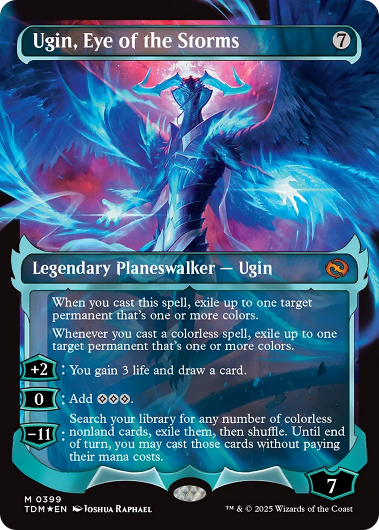 Ugin, Eye of the Storms (Showcase) (TDM-399) - Tarkir: Dragonstorm Foil