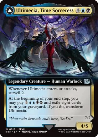 Ultimecia, Time Sorceress (Extended Art) (FIN-513) - FINAL FANTASY
