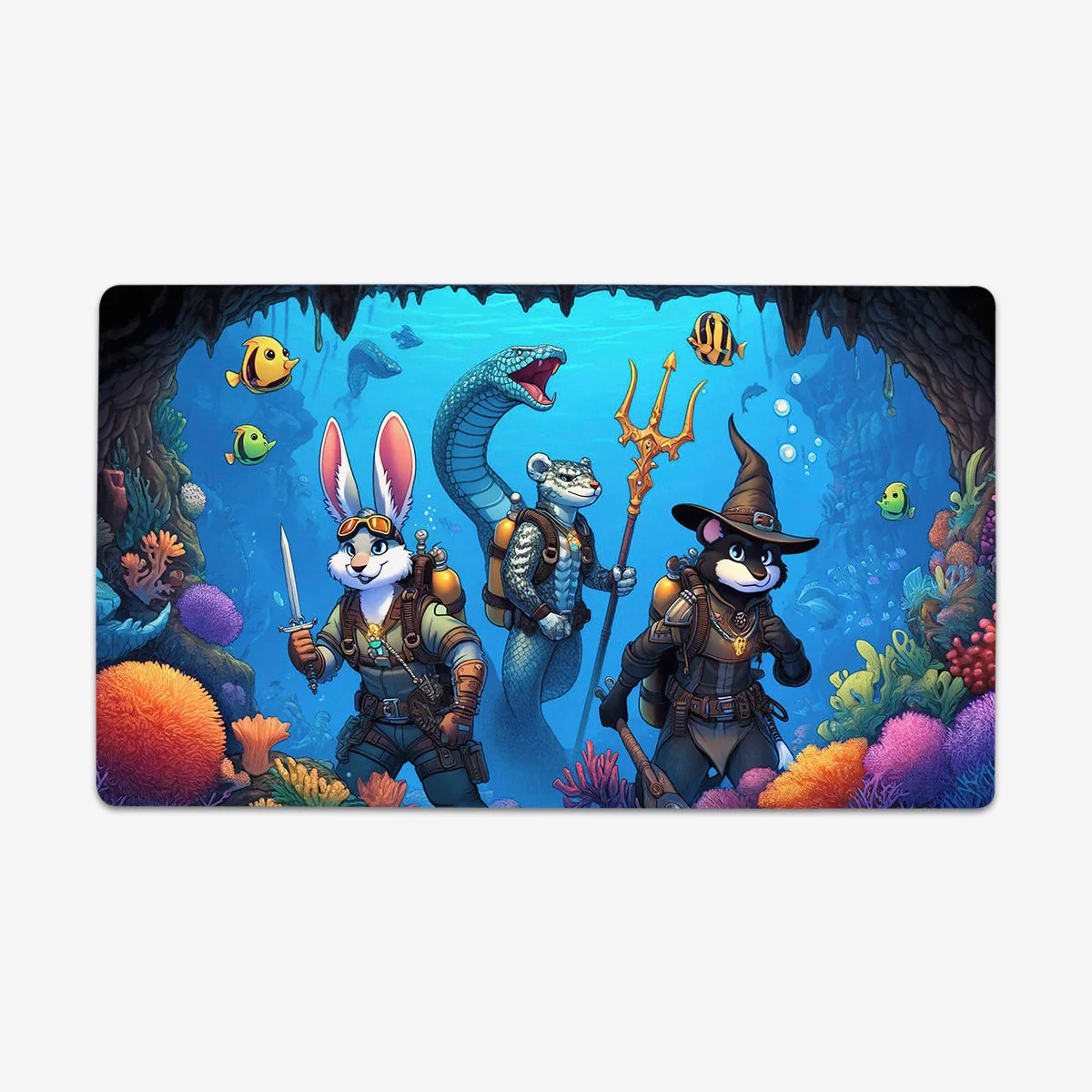Underwater Adventurers Playmat