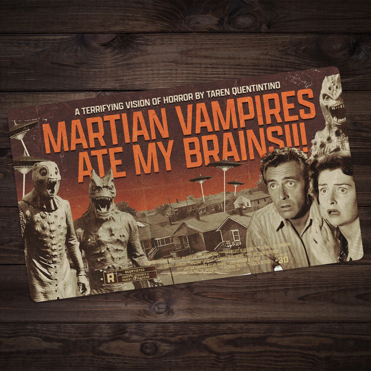 Vampire Martians Ate My Brains Playmat - Image 3