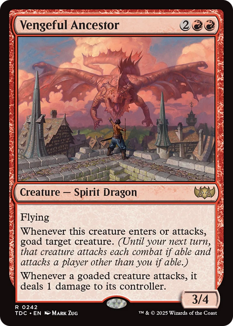 Vengeful Ancestor (TDC-242) - Tarkir: Dragonstorm Commander