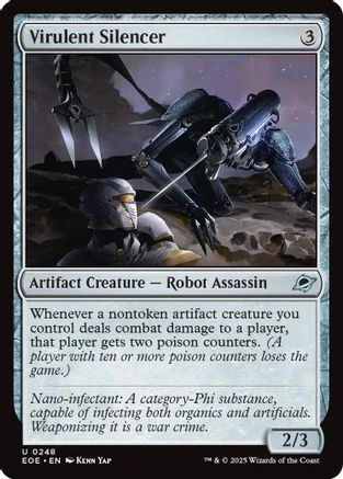 Virulent Silencer (EOE-248) - Edge of Eternities Foil