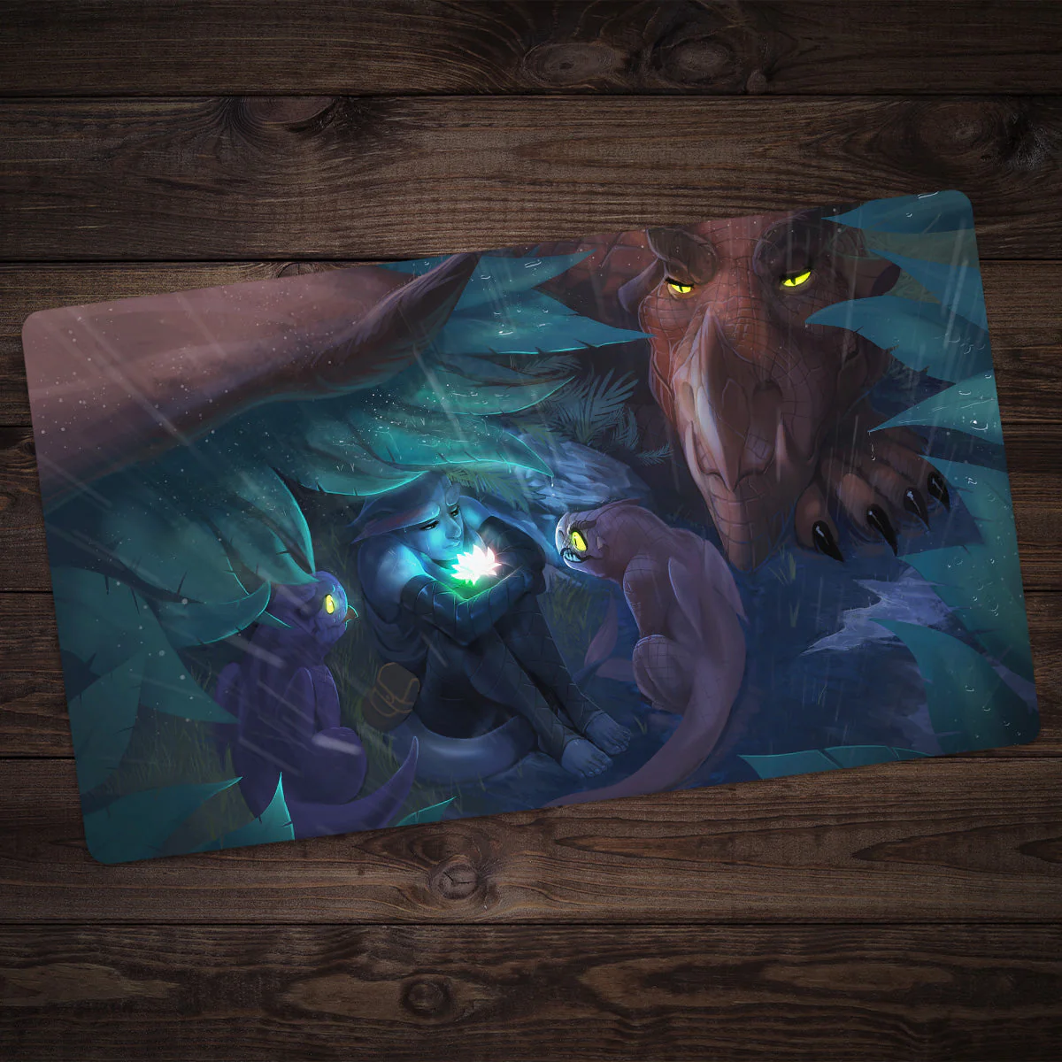 Voyage of the Lotus - A Pretty Flower Playmat - Image 3