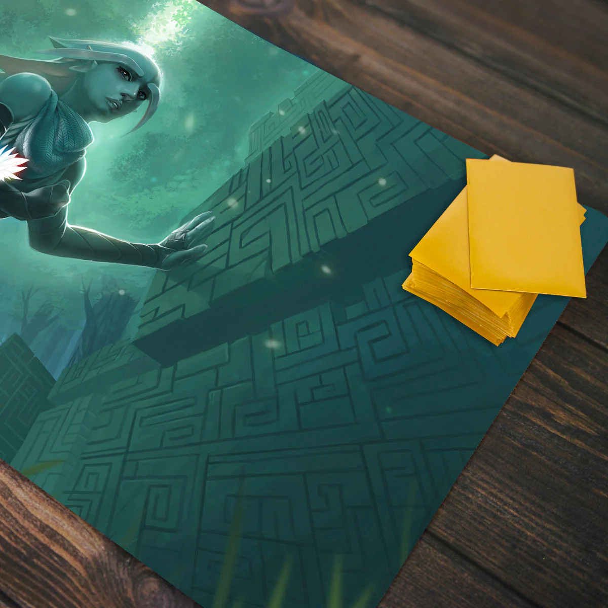 Voyage of the Lotus - The Whispering Ruins Playmat - Image 4