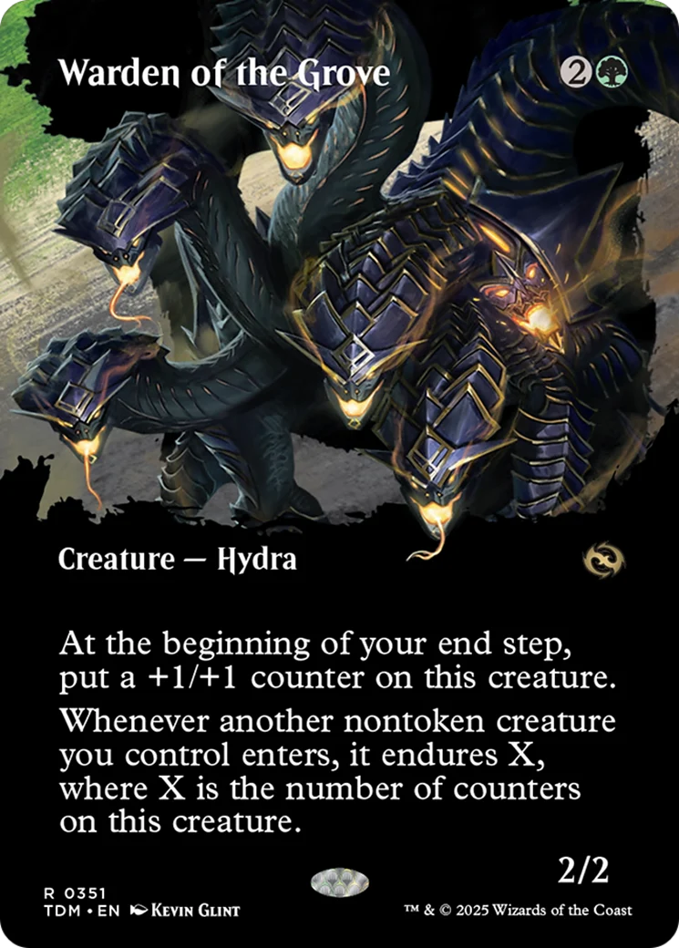 Warden of the Grove (TDM-351) - Tarkir: Dragonstorm: (Showcase) (Borderless)