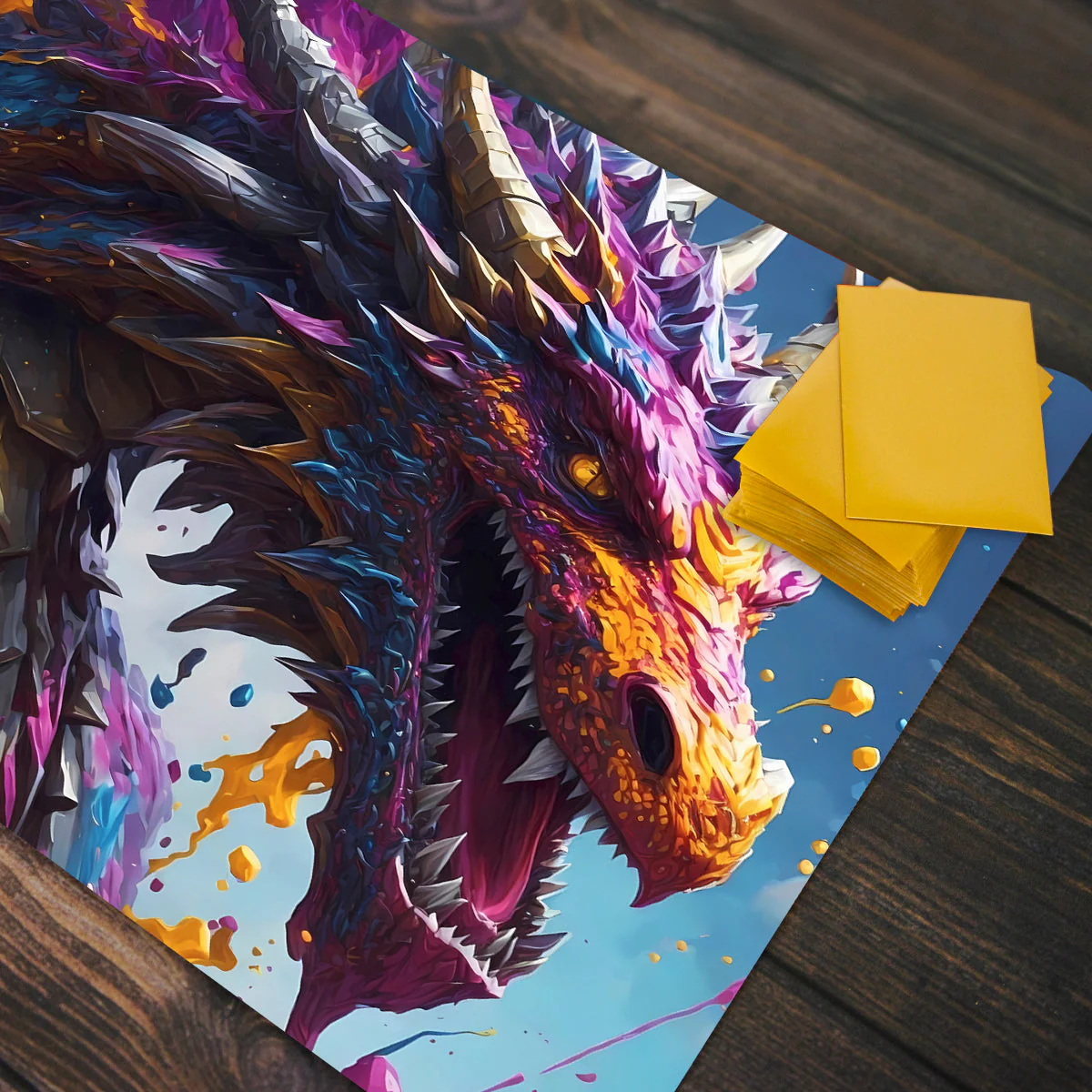 Water Color Dragon Playmat - Image 4