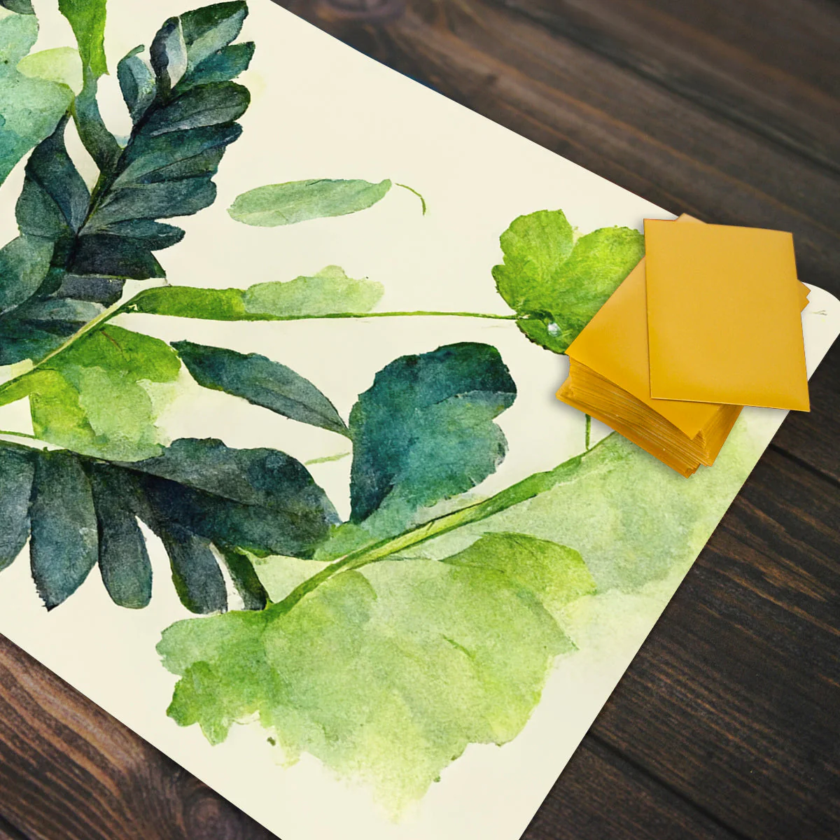 Watercolor Foliage Playmat - Image 4
