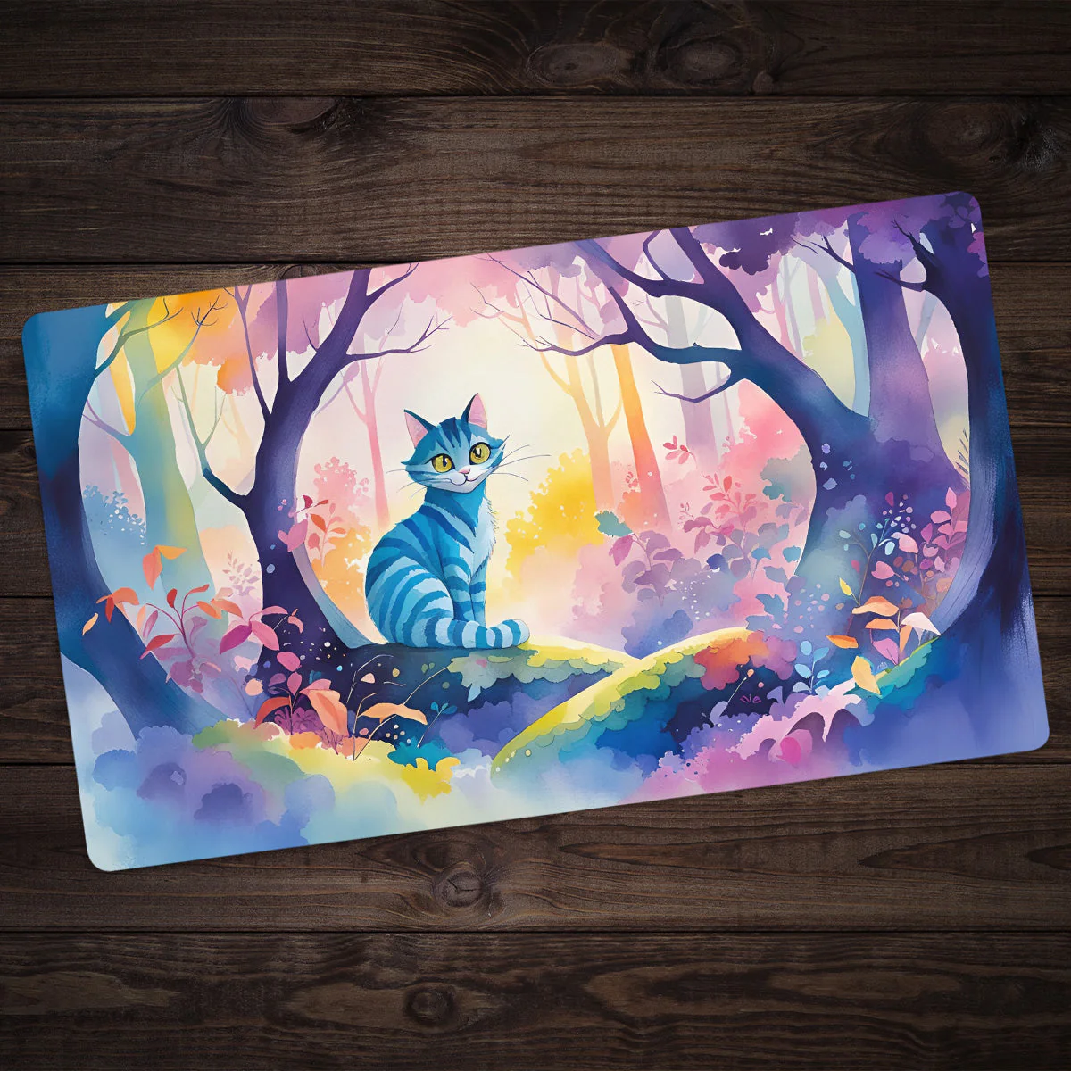 Watercolor Magical Cat Playmat - Image 3