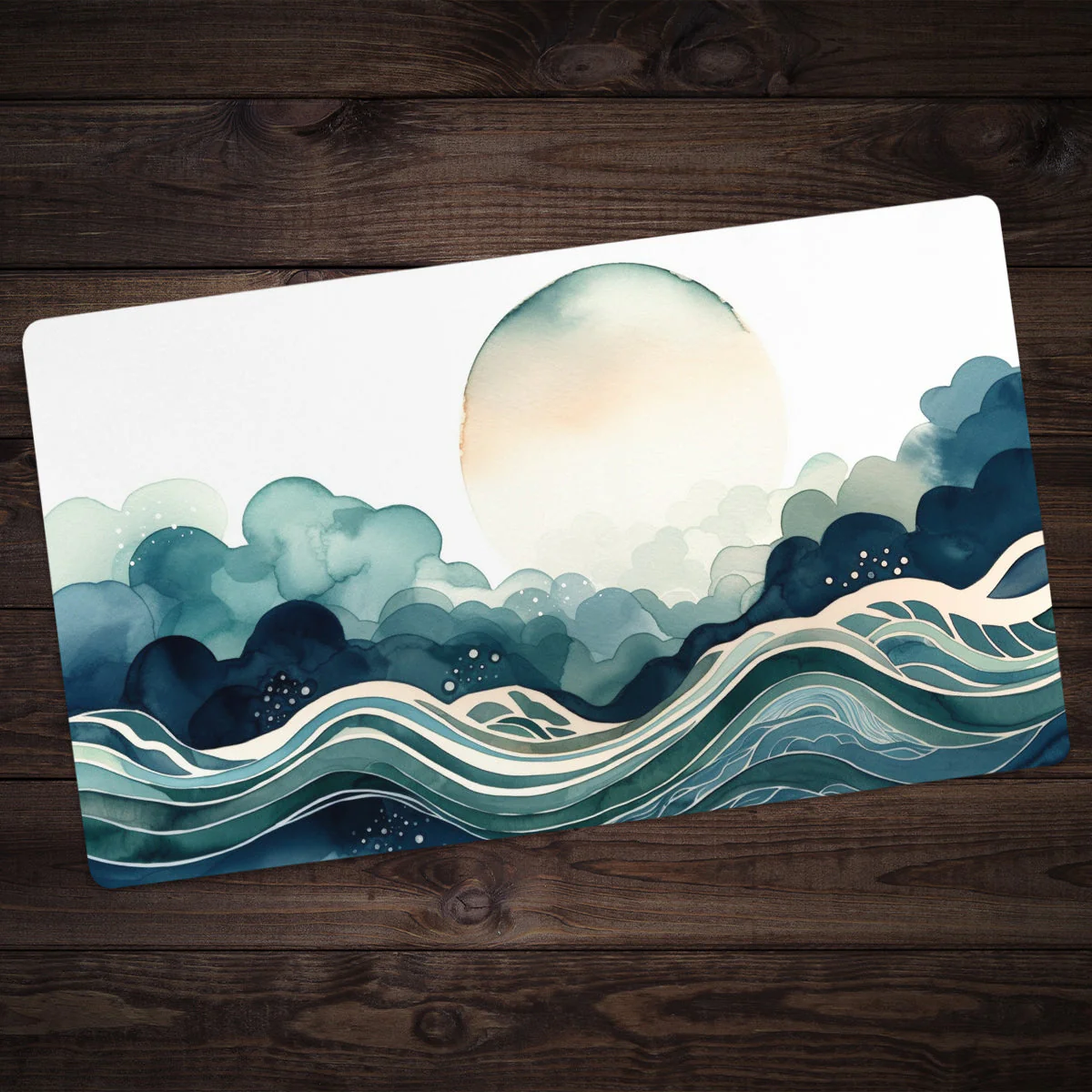 Watercolor Waves Playmat - Image 3