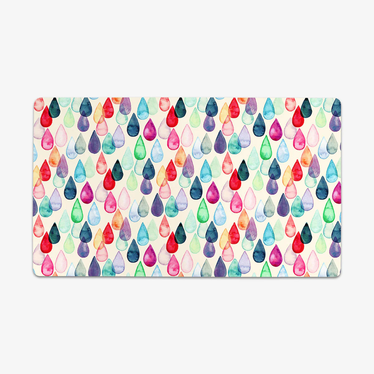 Watercolour Rainbow Drops Playmat