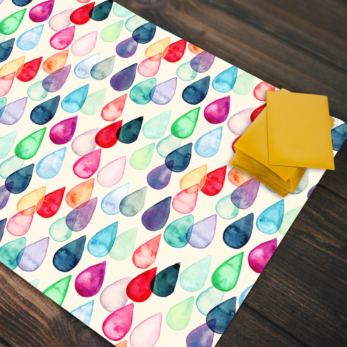 Watercolour Rainbow Drops Playmat - Image 16