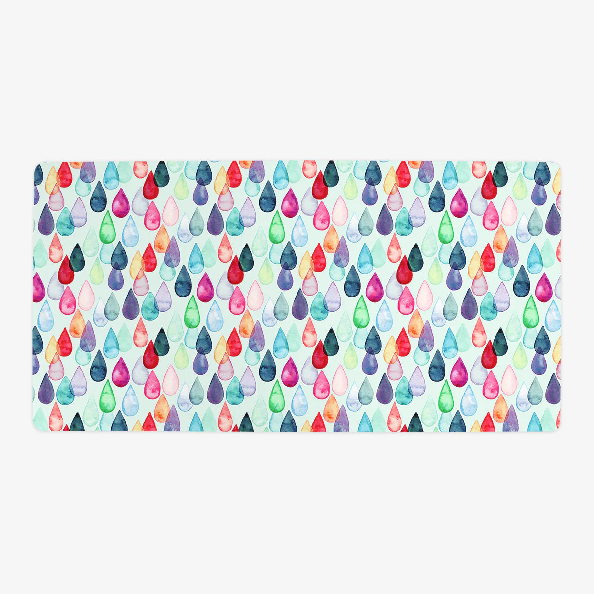 Watercolour Rainbow Drops Playmat - Image 4