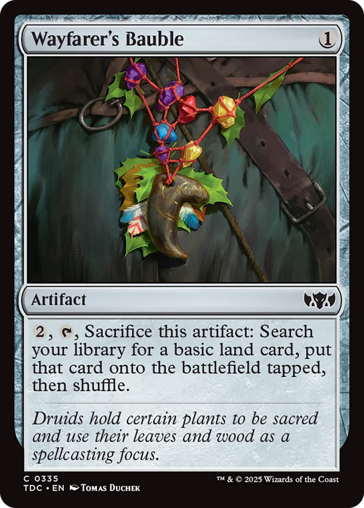 Wayfarer's Bauble (TDC-335) - Tarkir: Dragonstorm Commander