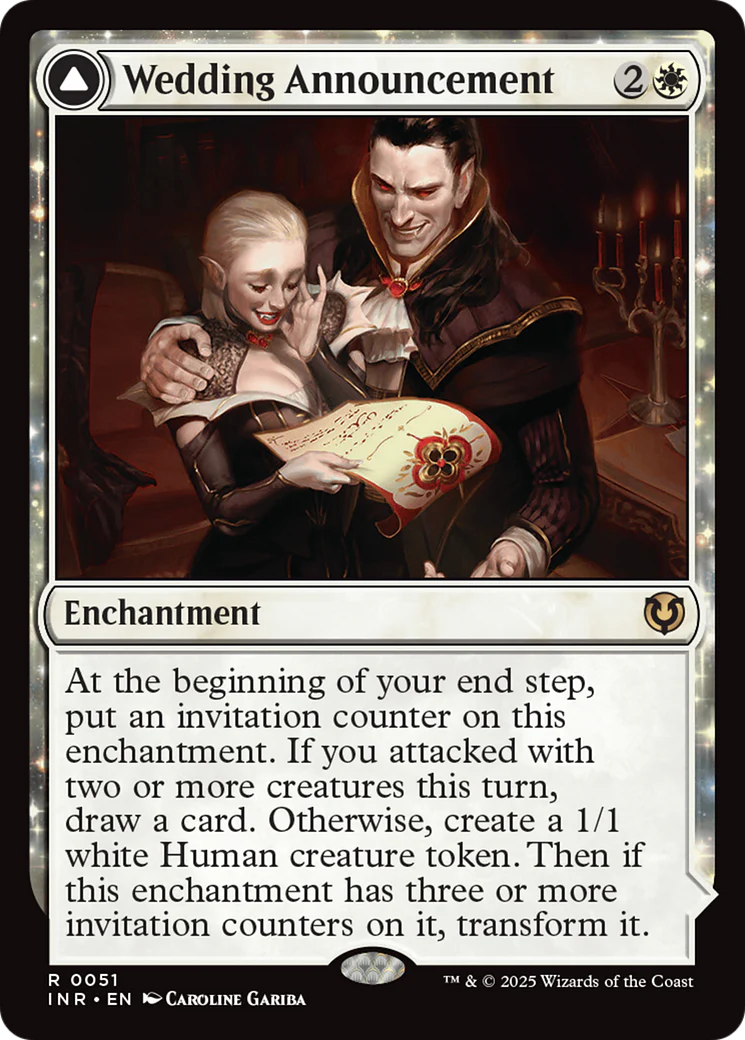 Wedding Announcement (INR-051) - Innistrad Remastered: (enchantment) Foil - Image 2