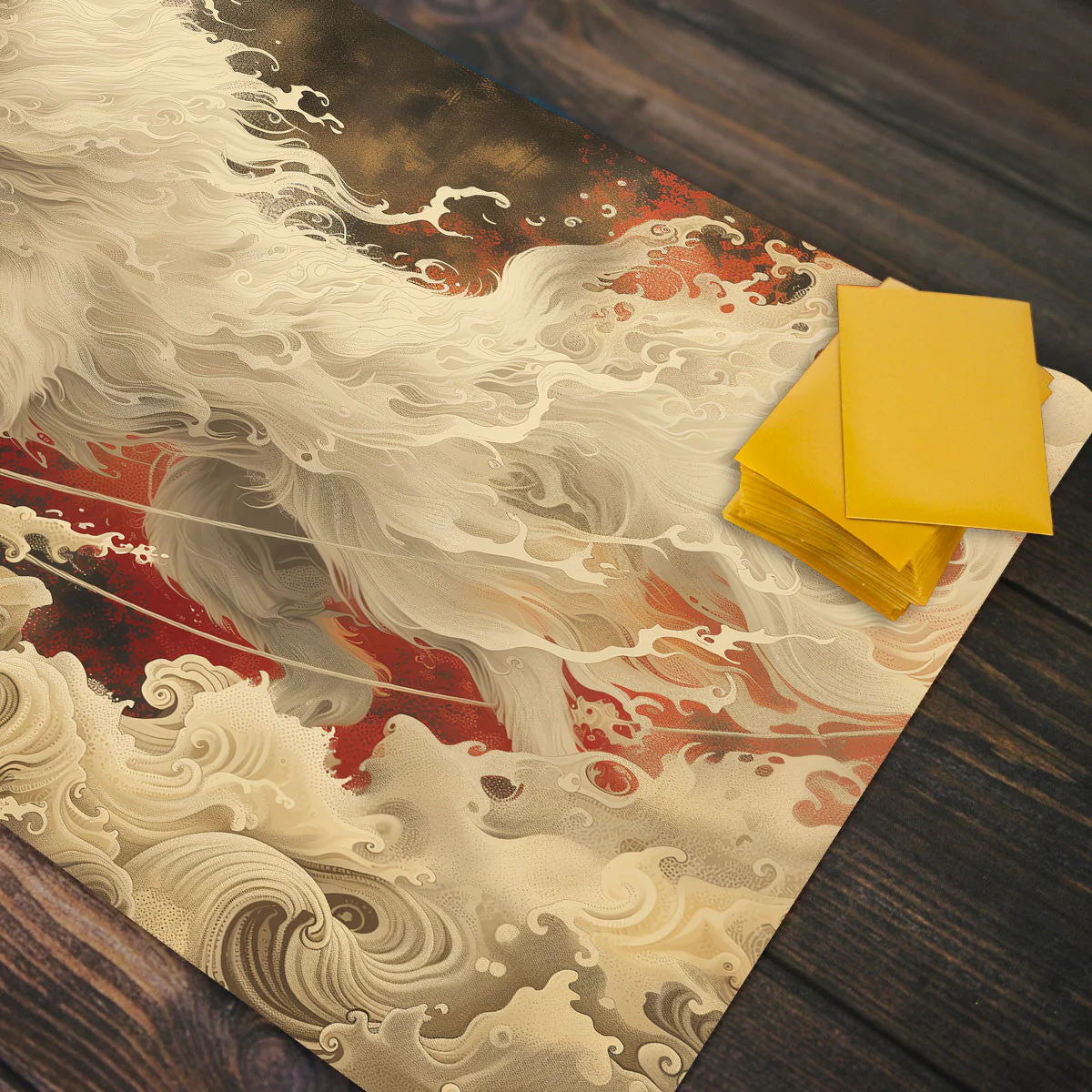White Fox Spirit Playmat - Image 4