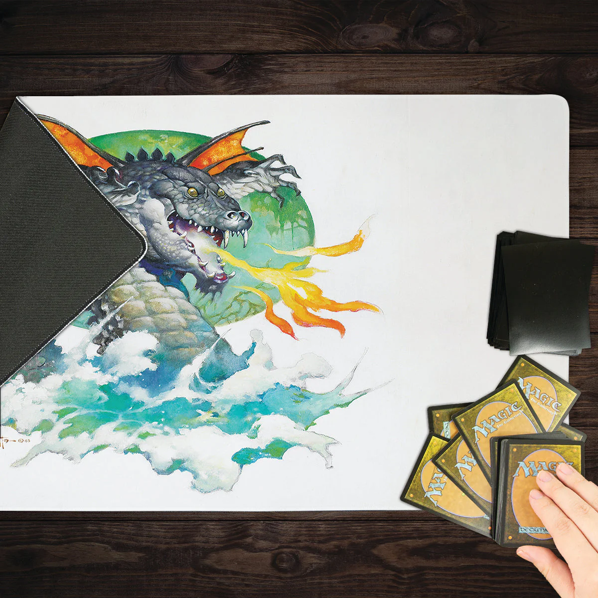 Winged Crocodile Dragon Playmat - Image 5
