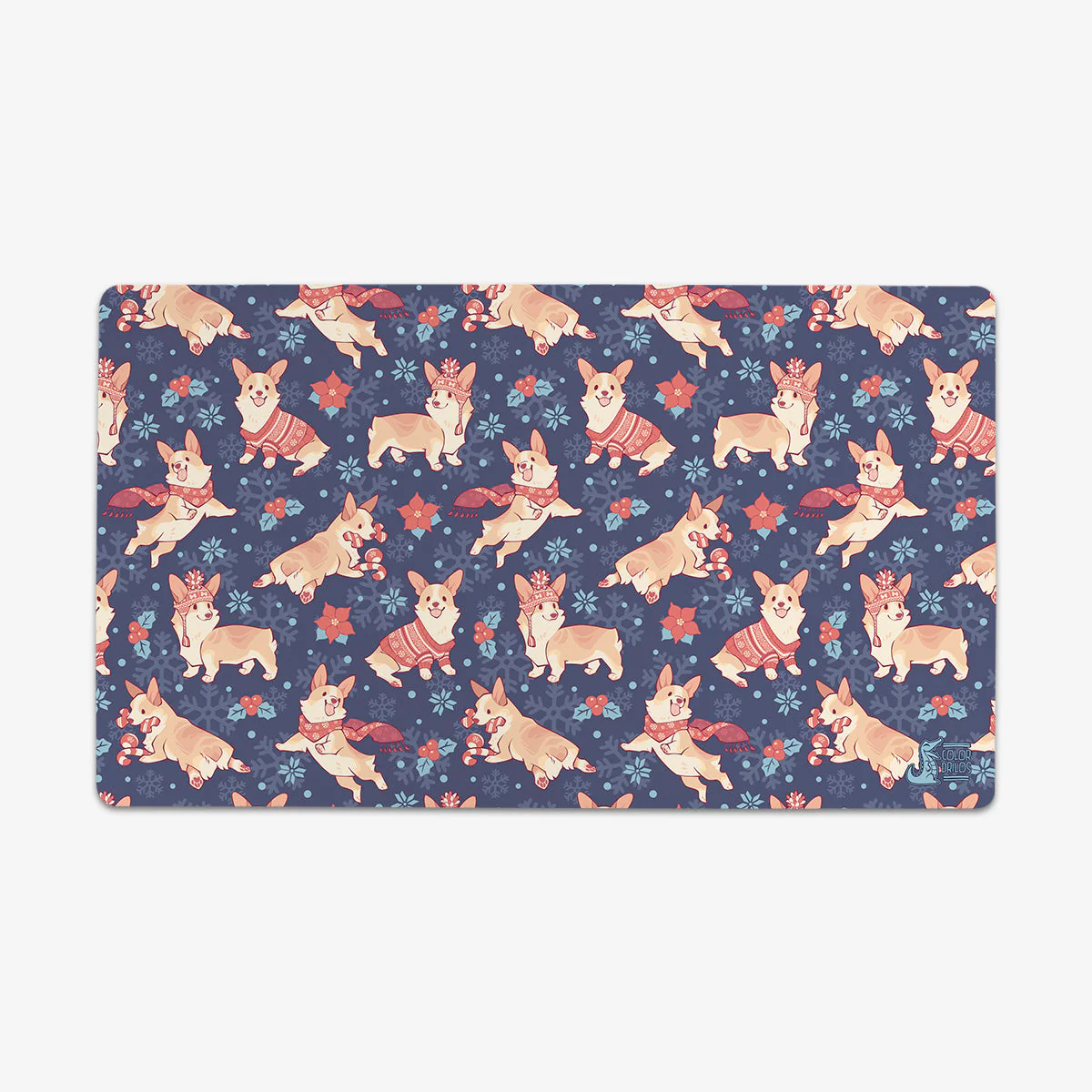 Winter Corgis Playmat