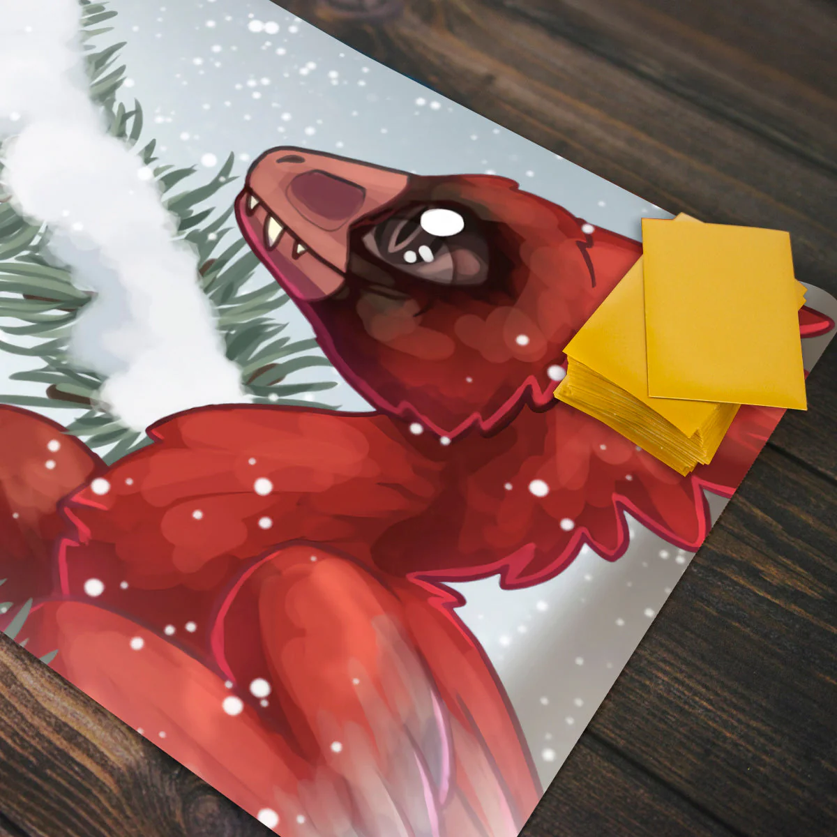 Winter Microraptor Playmat - Image 4