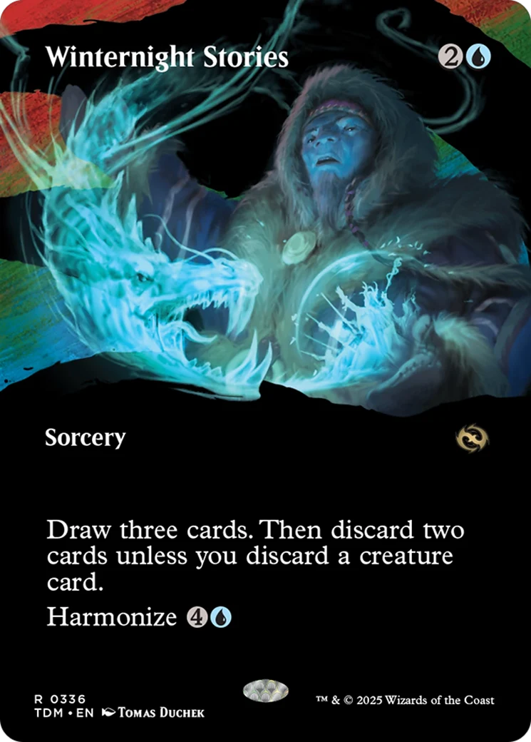 Winternight Stories (Borderless) (TDM-336) - Tarkir: Dragonstorm Foil