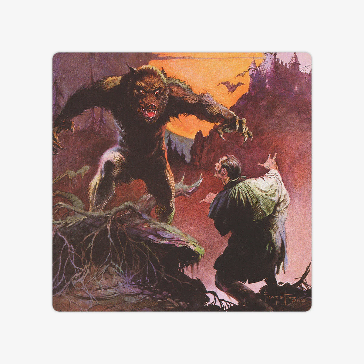 Wolfman and Dracula Board Game Mat